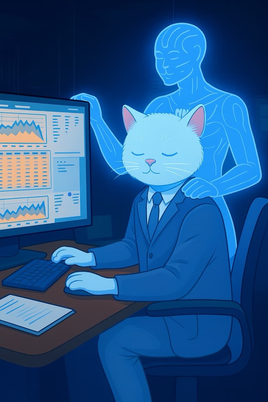 ИИ помощник — иллюстрация